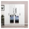 Armoire 4 Portes avec Miroir