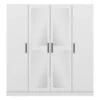Armoire 4 Portes avec Miroir