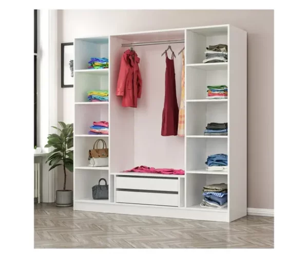 Armoire 4 Portes avec Miroir
