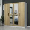 Armoire 4 Portes avec Miroir