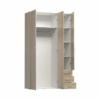 armoire-enfant-3-portes-bois-mdf-stratifie-12019050-cm-nepal-ref-102 Armoire 3 Portes