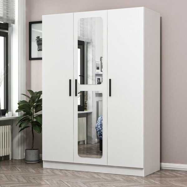 Armoire 3 Portes avec Miroir