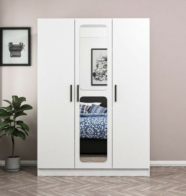 Armoire 3 Portes avec Miroir
